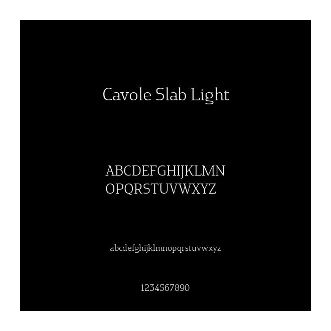 Cavole Slab Light