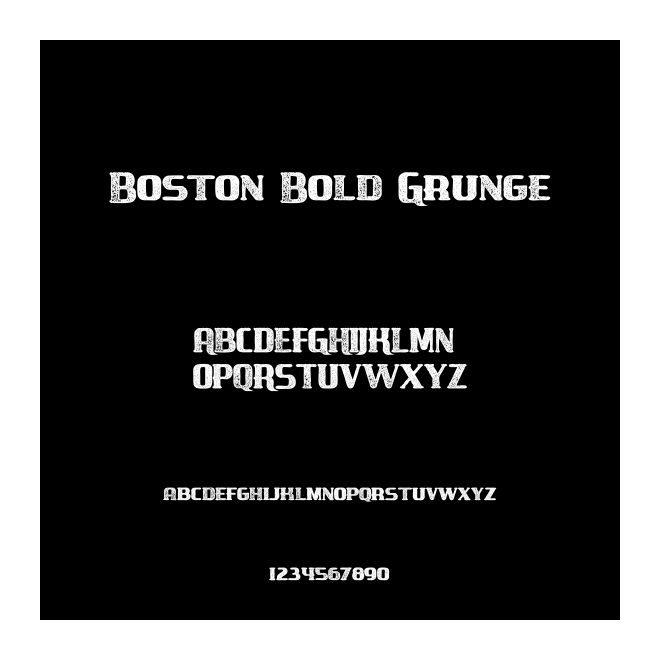 Boston Bold Grunge