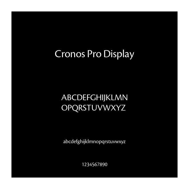 Cronos Pro Display