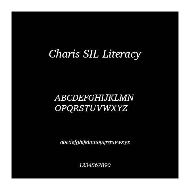 Charis SIL Literacy