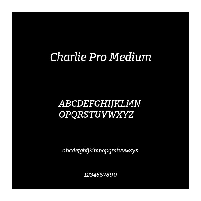 Charlie Pro Medium