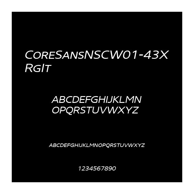 CoreSansNSCW01-43XRgIt
