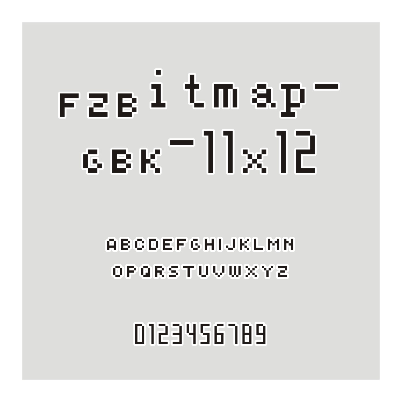 FZBitmap-GBK-11X12