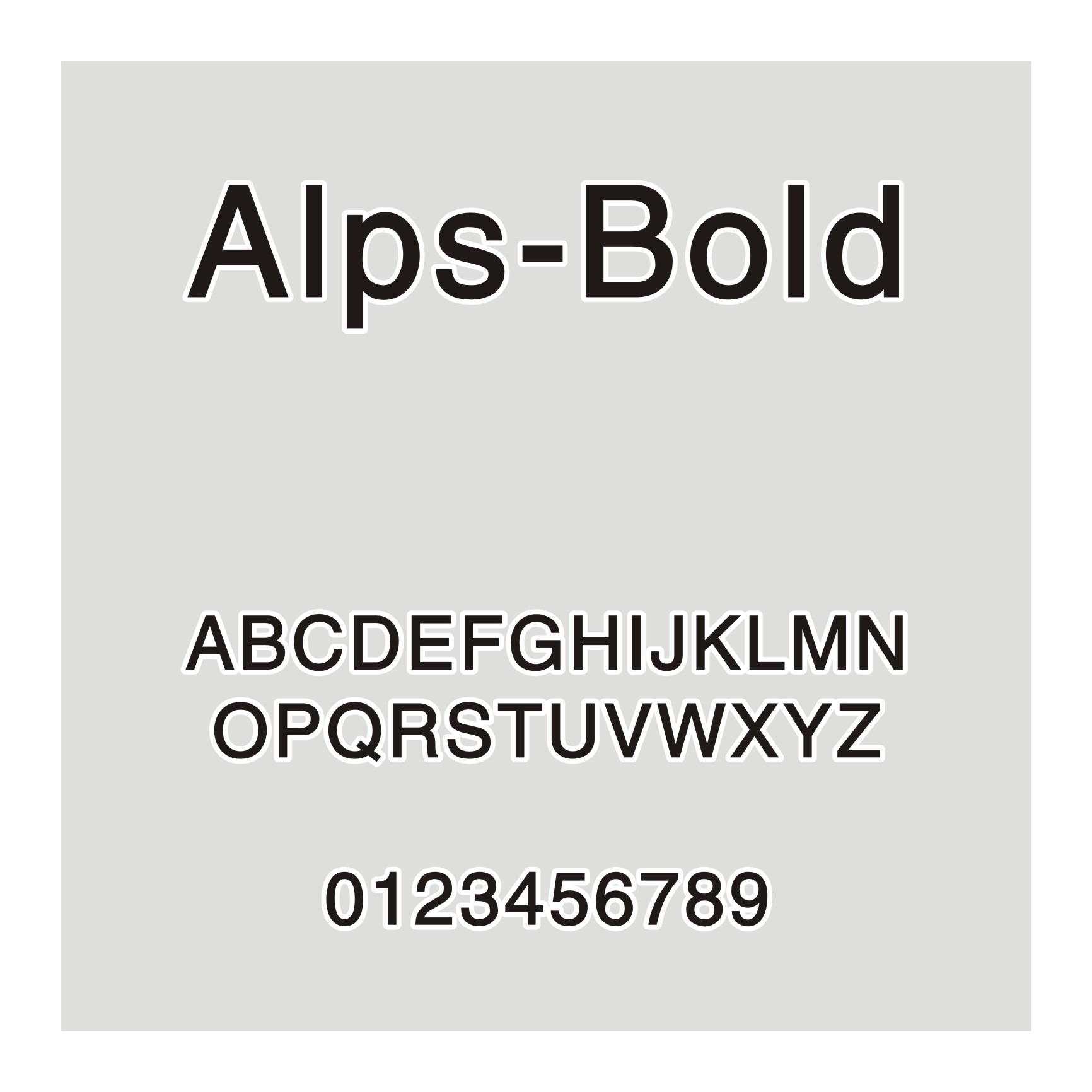 Alps-Bold