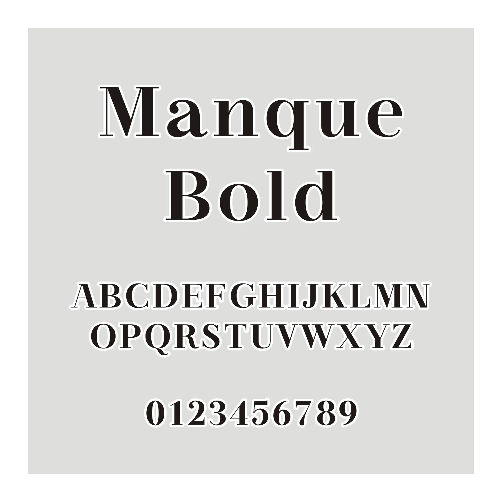 Manque Bold