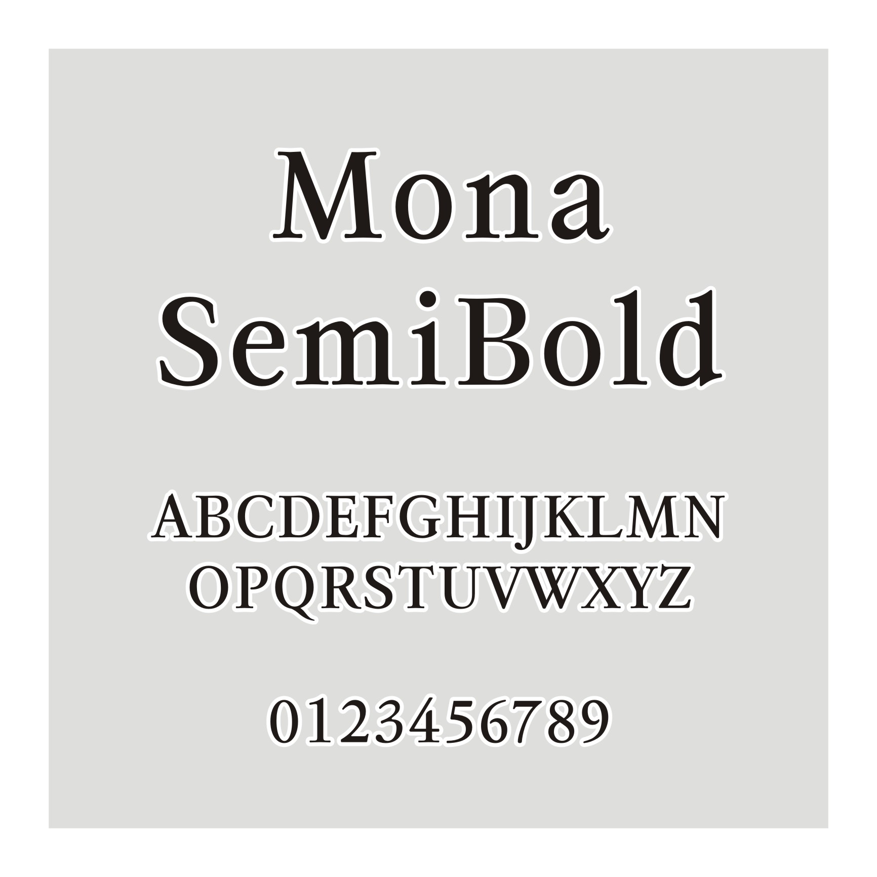Mona SemiBold