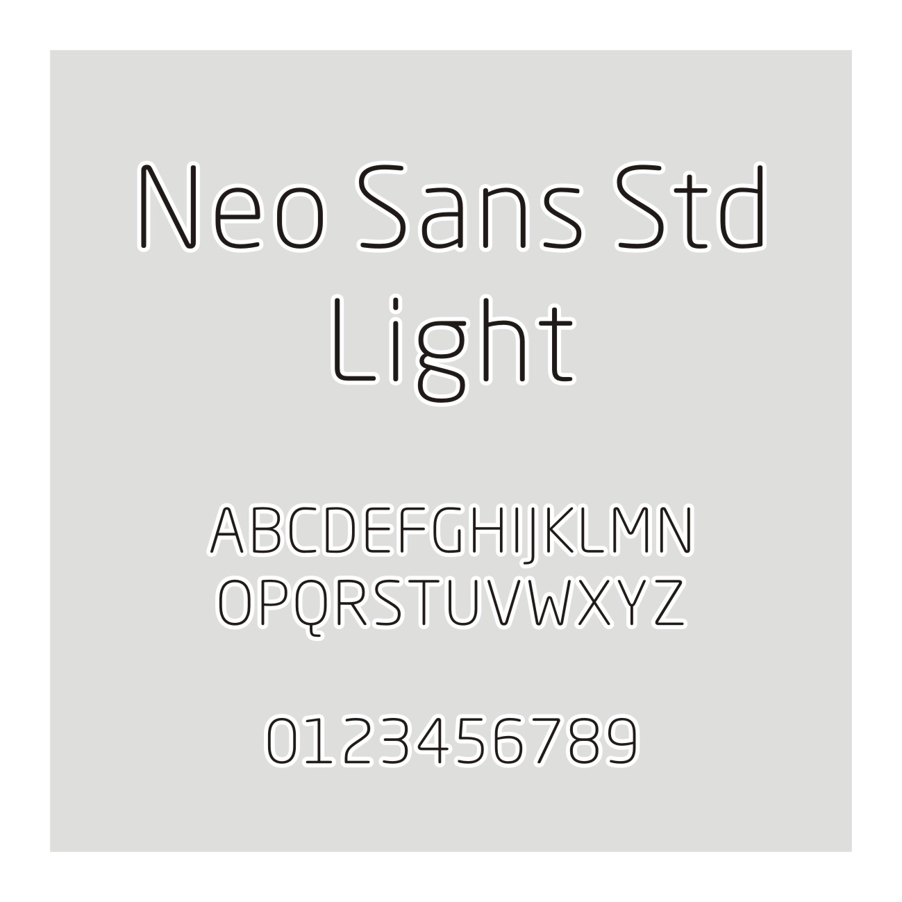 Neo Sans Std Light