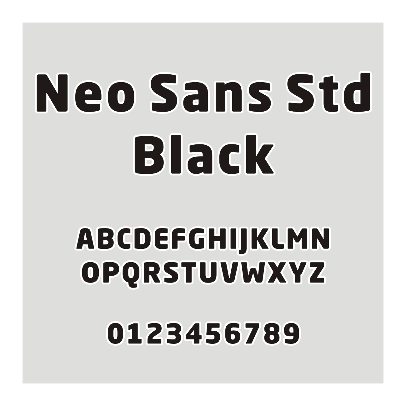 Neo Sans Std Black