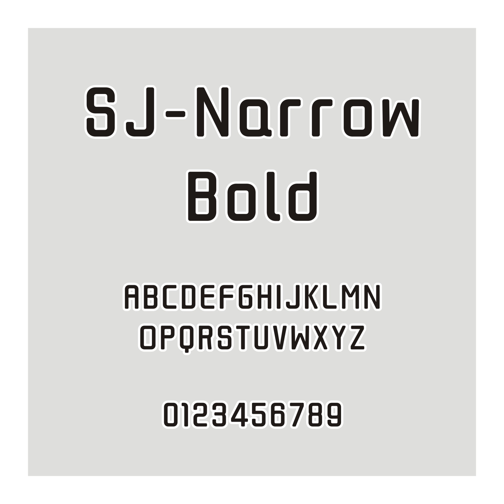 SJ-Narrow Bold