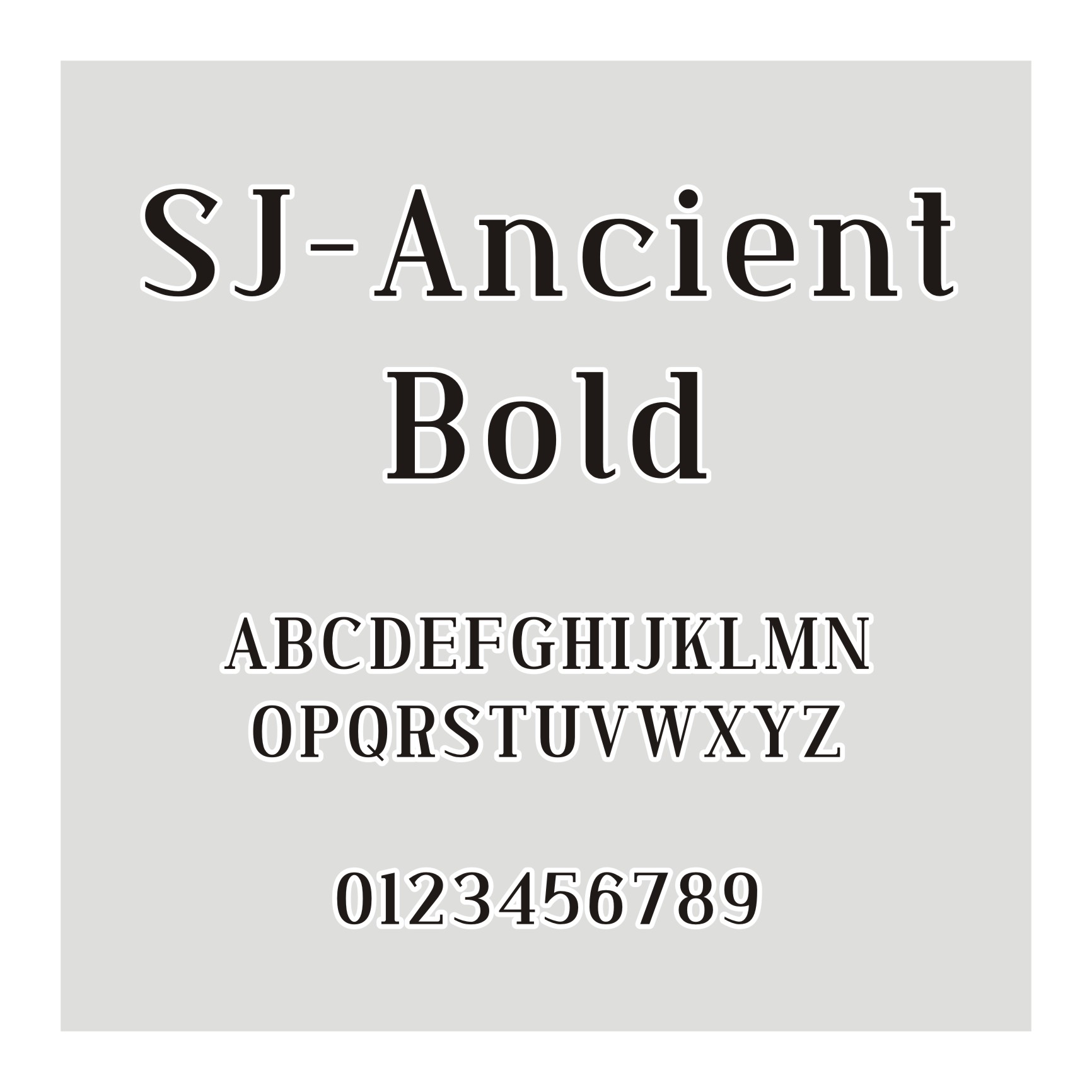 SJ-Ancient Bold
