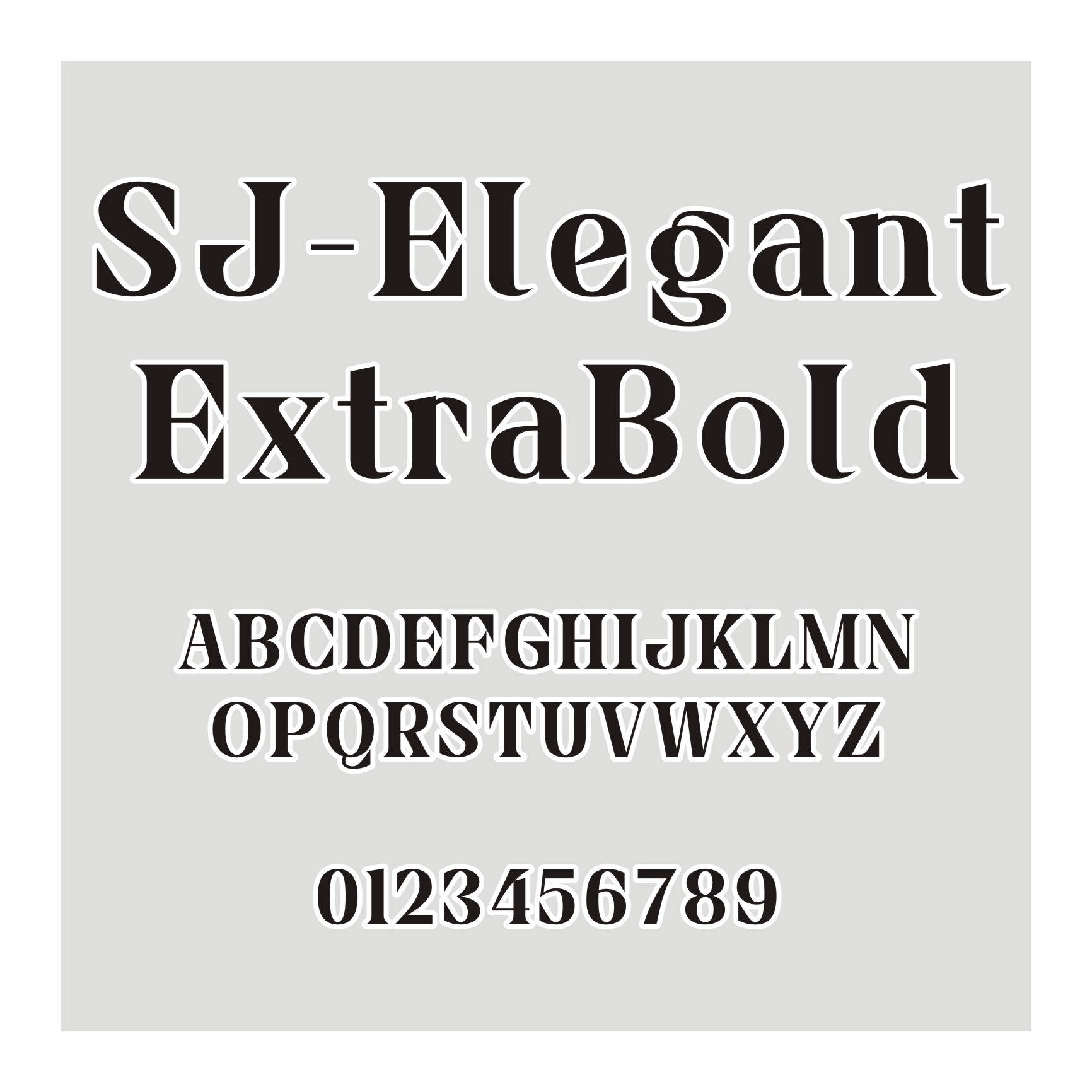 SJ-Elegant ExtraBold