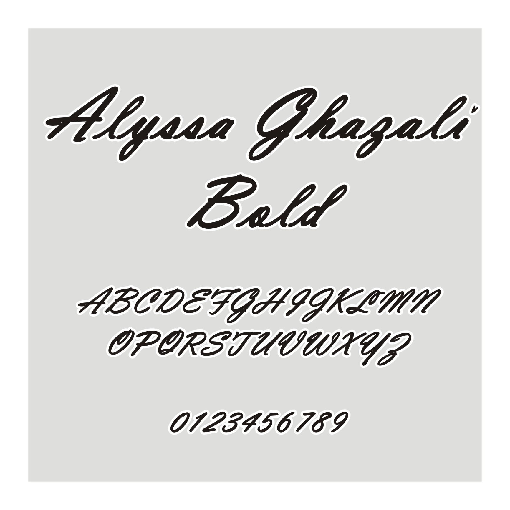 Alyssa Ghazali Bold