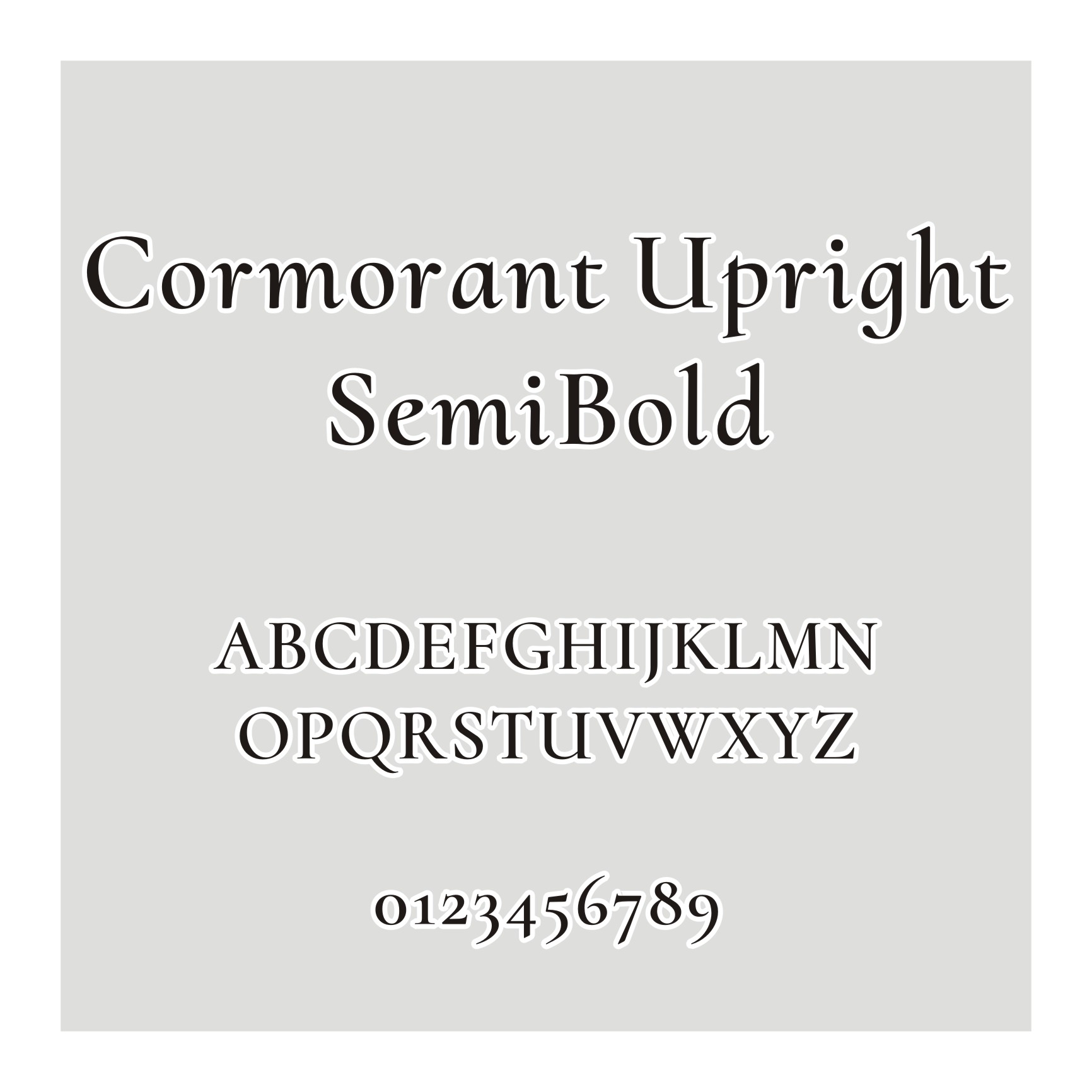 Cormorant Upright SemiBold