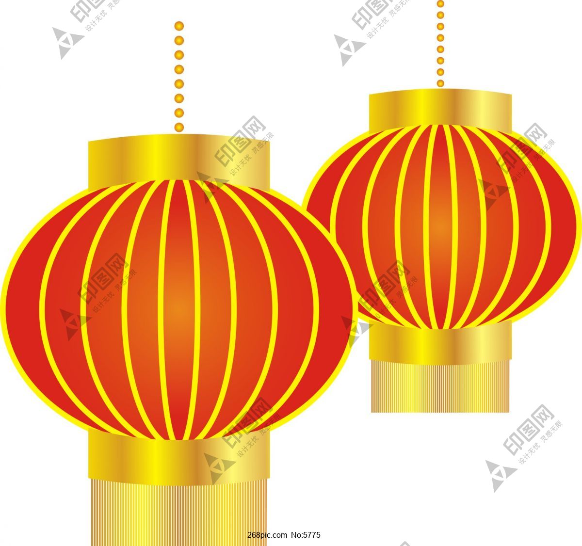 燈籠矢量素材