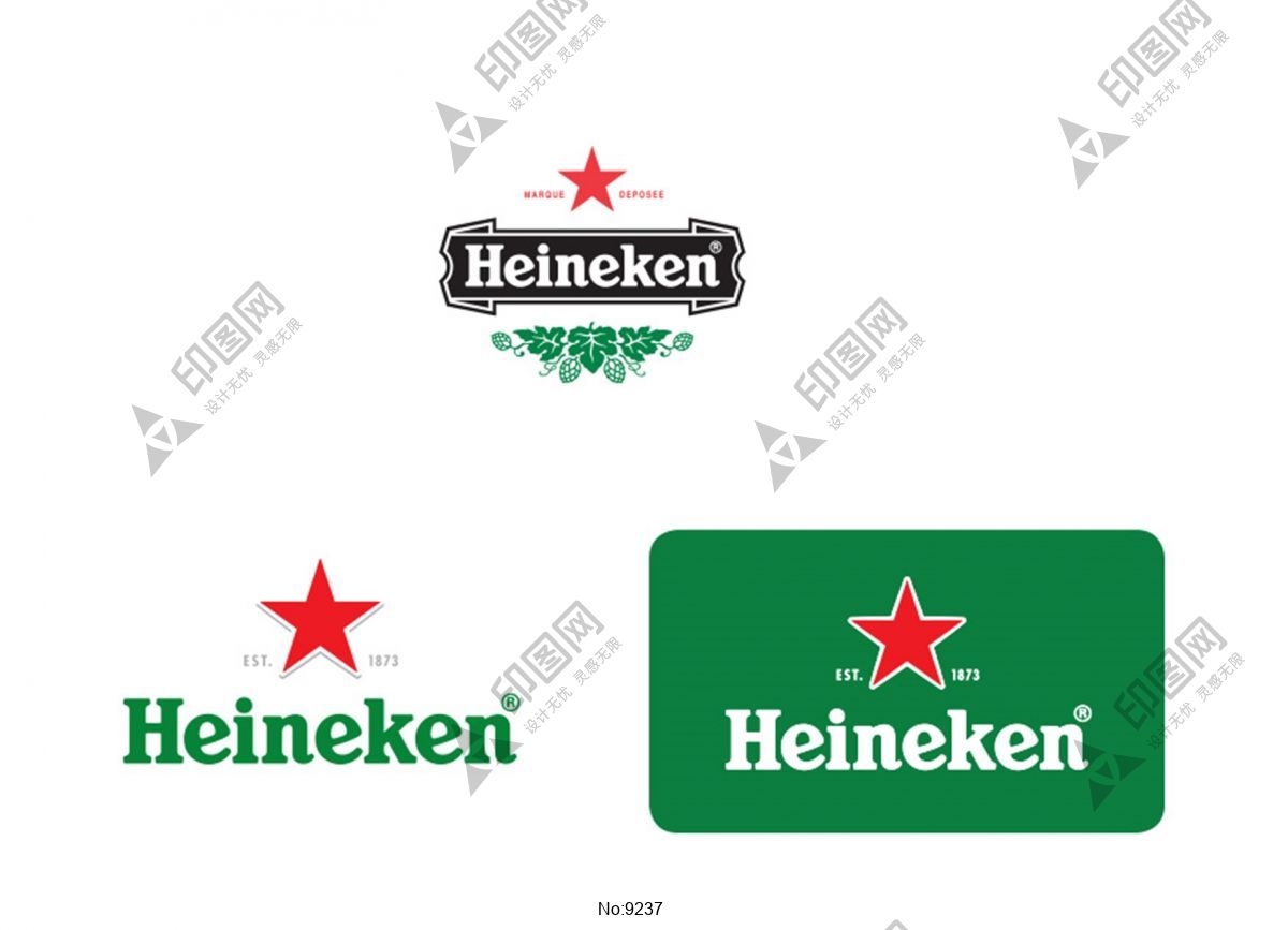 喜力啤酒logo標志