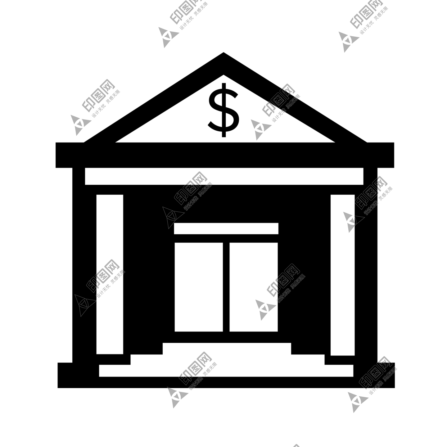 卡通銀行_銀行_卡通_bank_bank