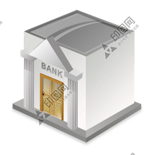 卡通銀行_銀行_卡通_bank_bank