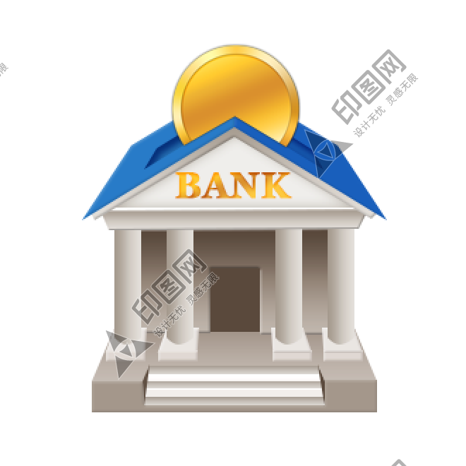 卡通銀行_銀行_卡通_bank_bank