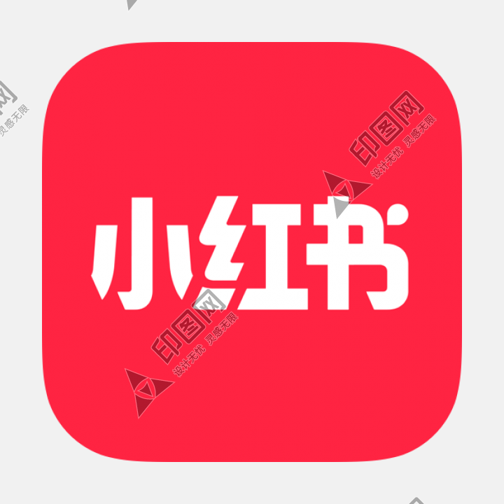 小紅書圖標logo透明底高清