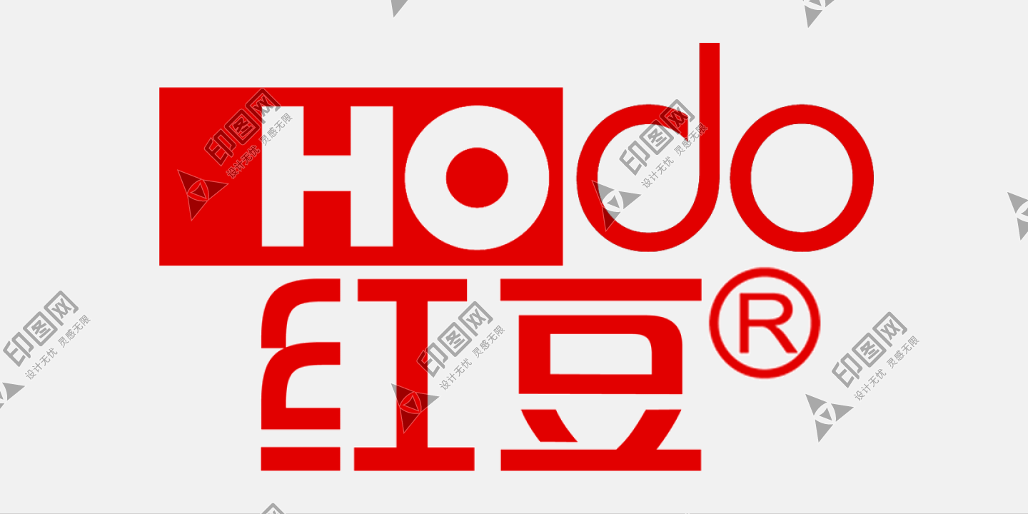红豆LOGO免扣