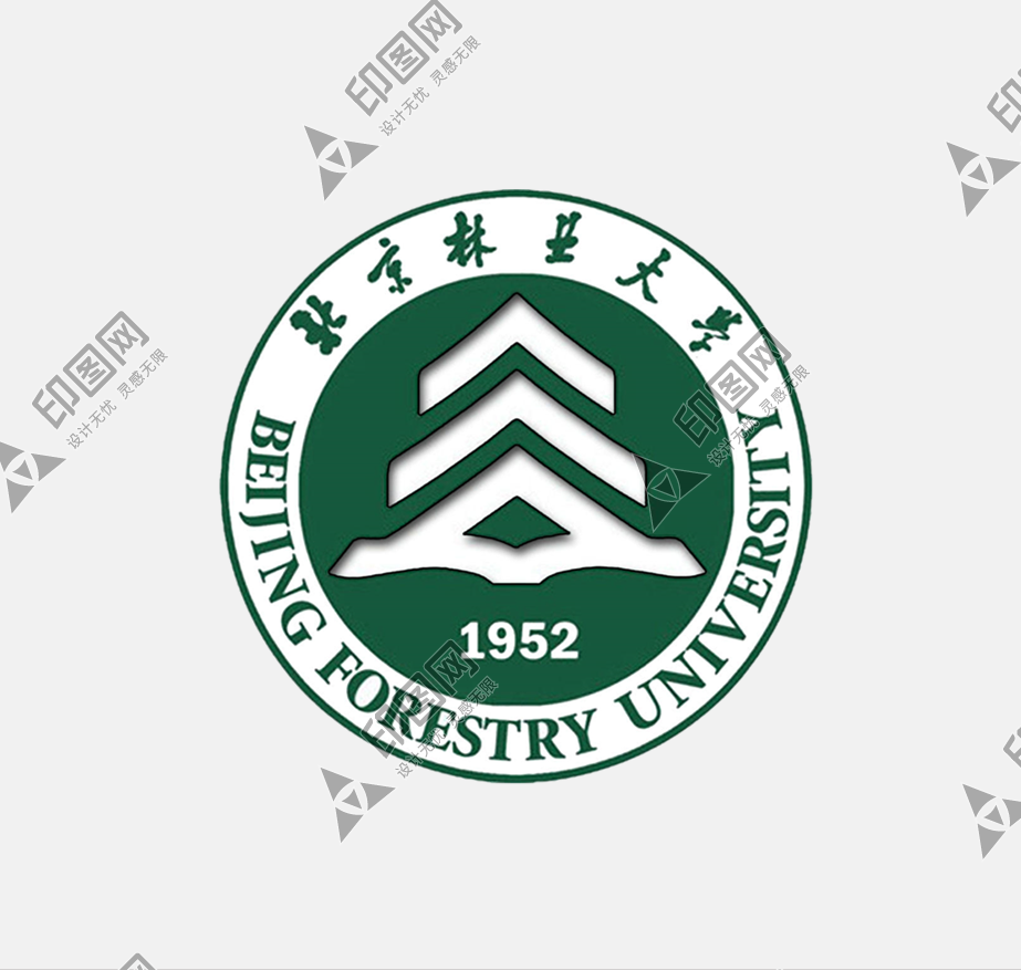 北京林业大学logo