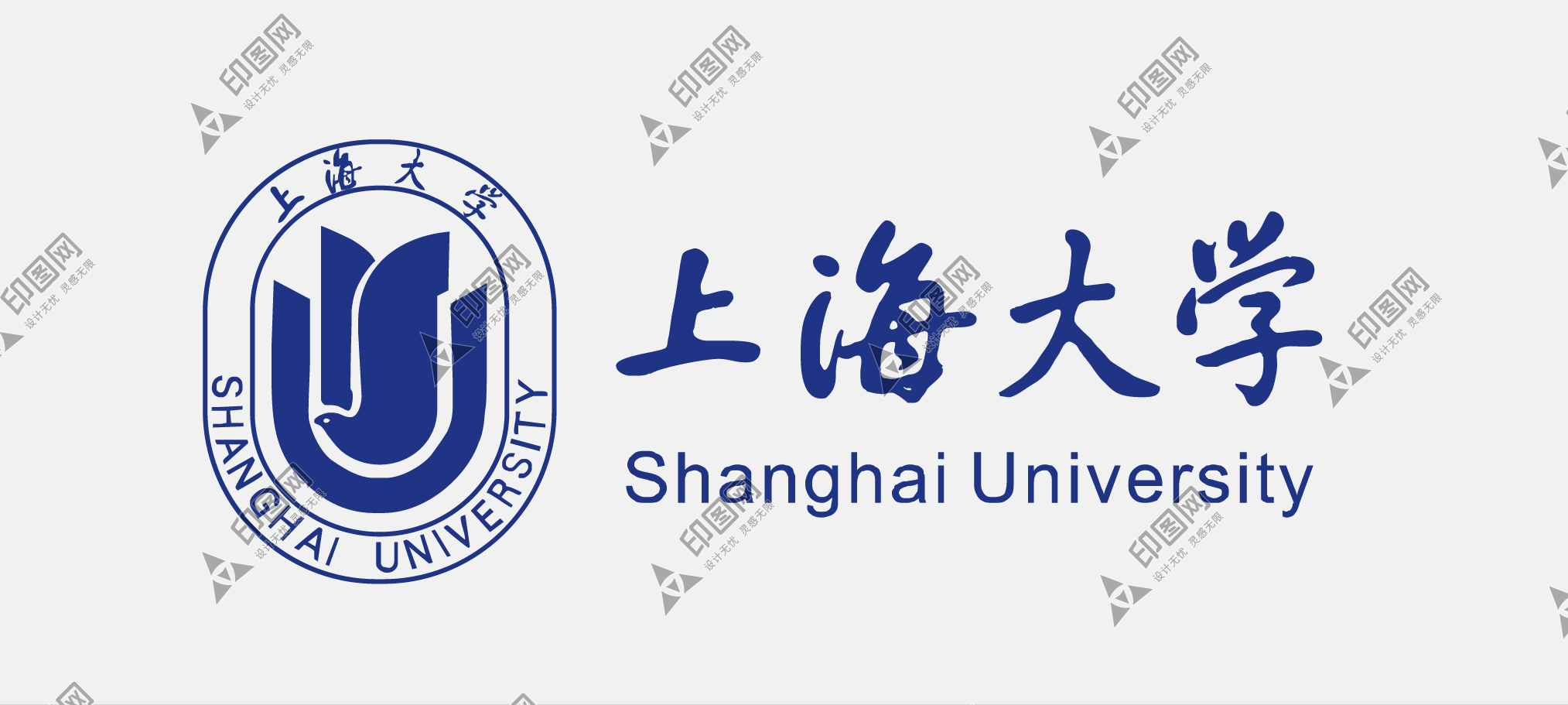 上海大学logo