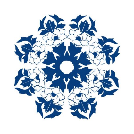 古代青花瓷花紋