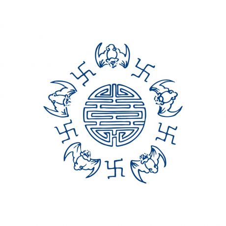 古代青花瓷花紋