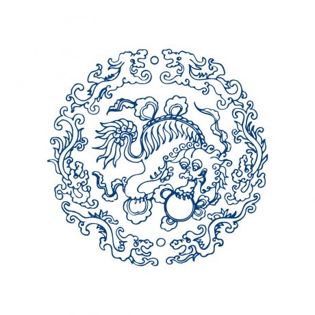 古代青花瓷花紋