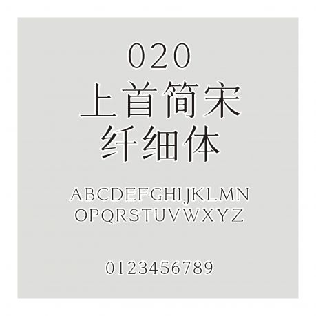 020-上首簡宋纖細(xì)體