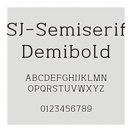SJ-Semiserif Demibold