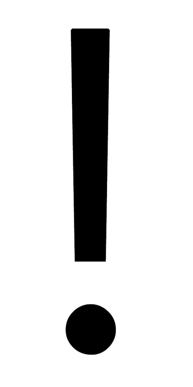 符號_標點符號_感嘆號_exclamation_mark