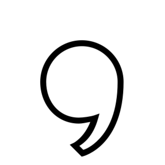 逗號_符號_標(biāo)點符號_comma