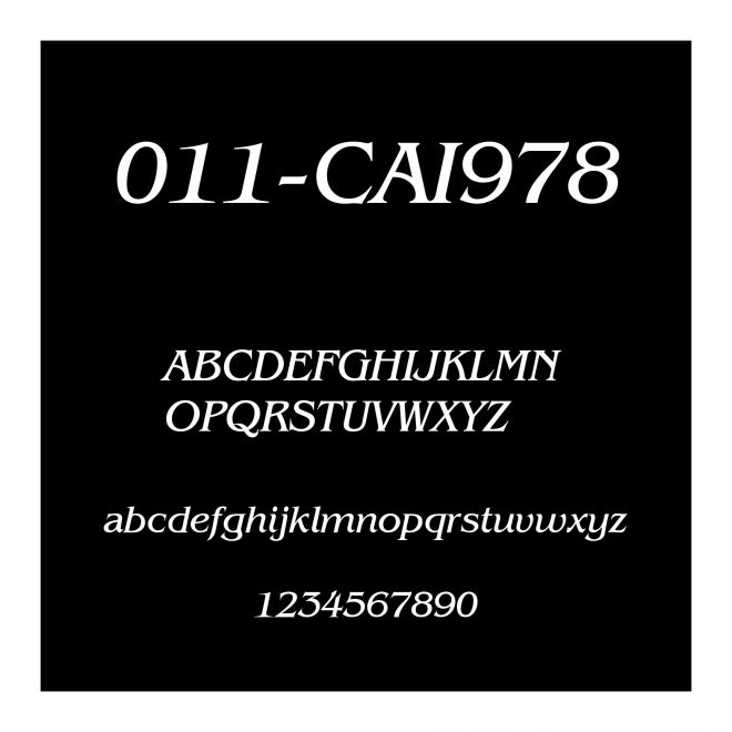 011-CAI978