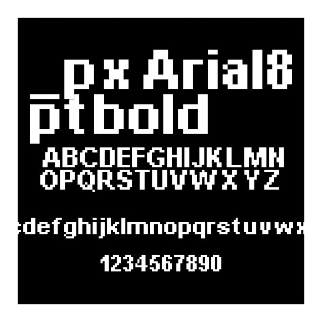 _pxArial8ptbold