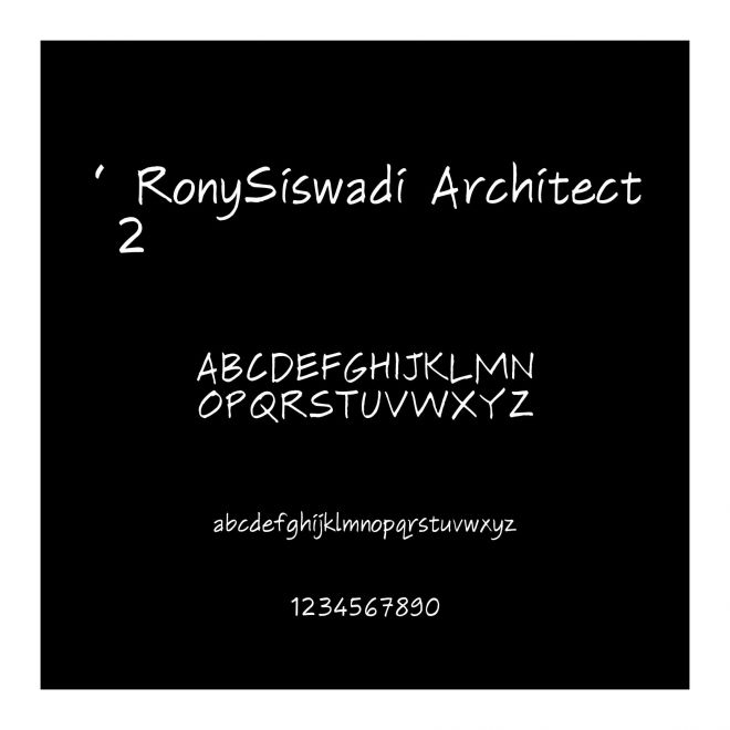 ' RonySiswadi Architect 2