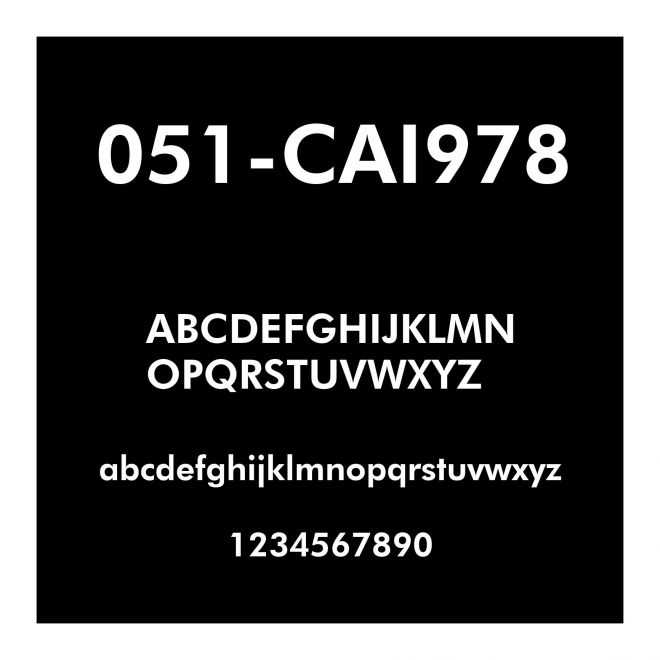 051-CAI978