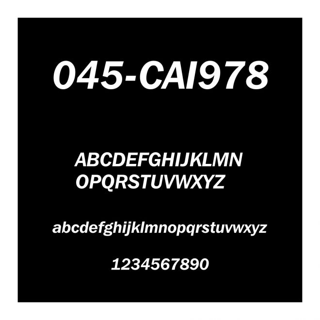 045-CAI978