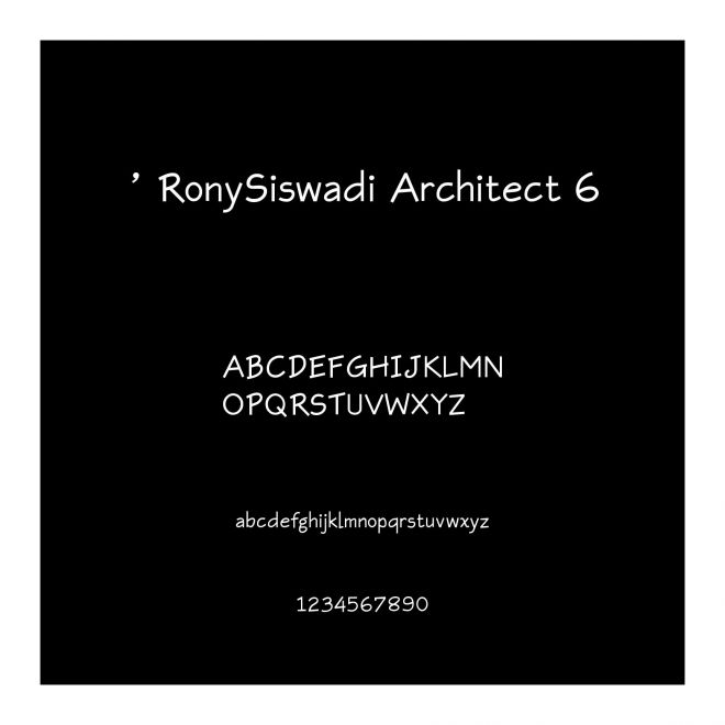 ' RonySiswadi Architect 6