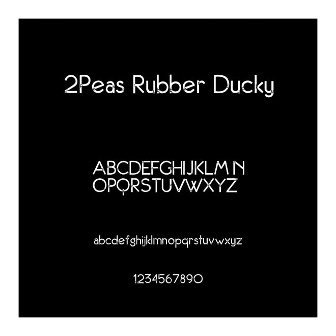 2Peas Rubber Ducky