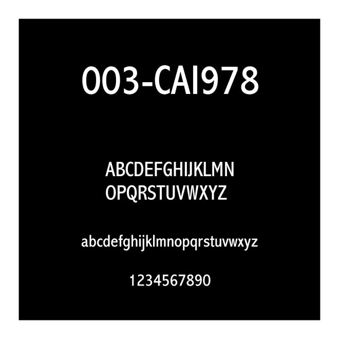 003-CAI978