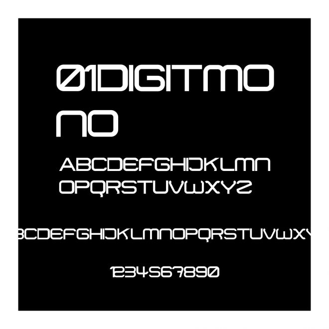 01DigitMono