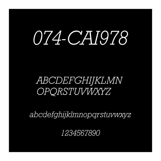 074-CAI978