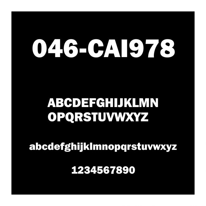 046-CAI978