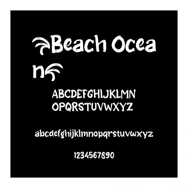 {Beach Ocean}