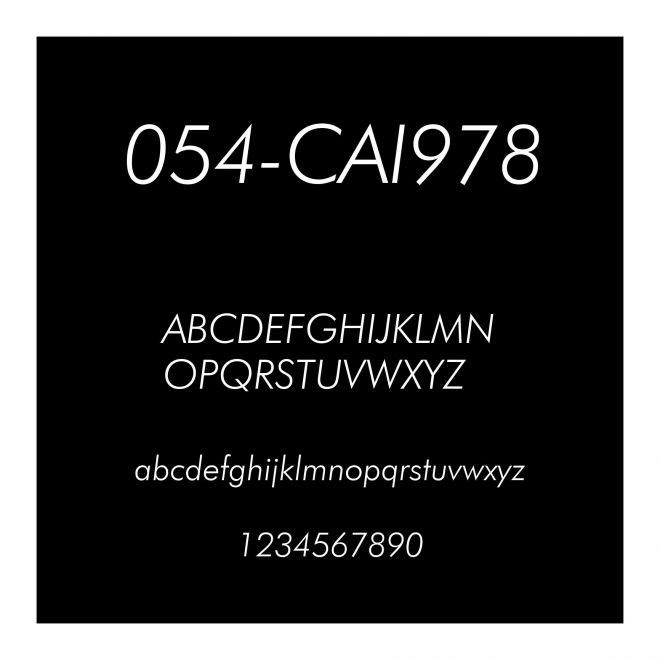 054-CAI978