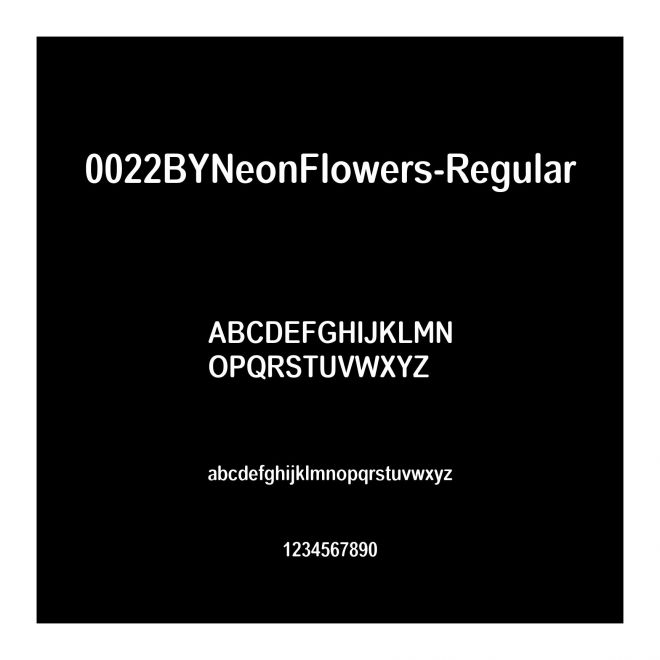 0022BYNeonFlowers-Regular