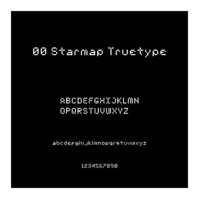 00 Starmap Truetype