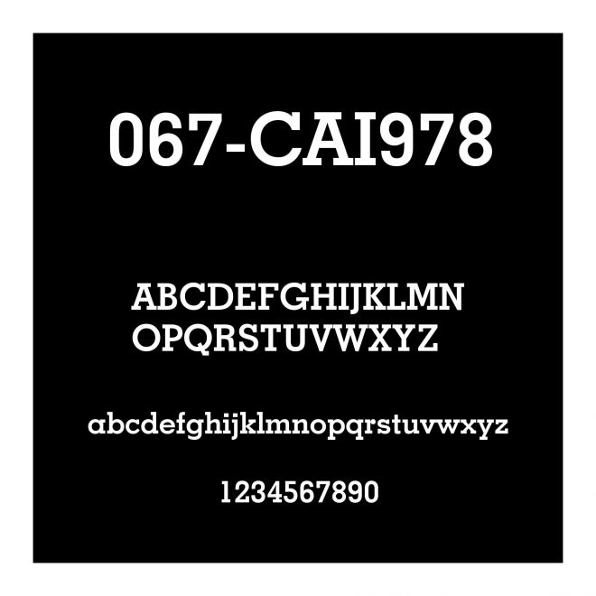 067-CAI978