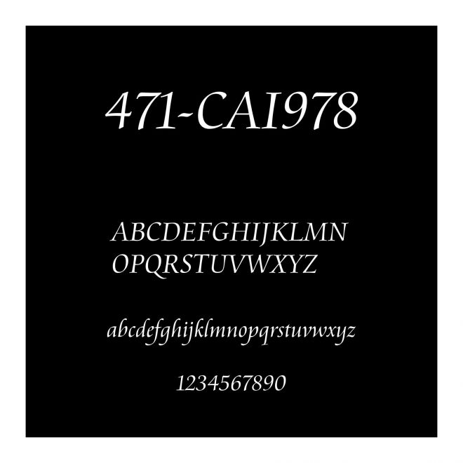 471-CAI978